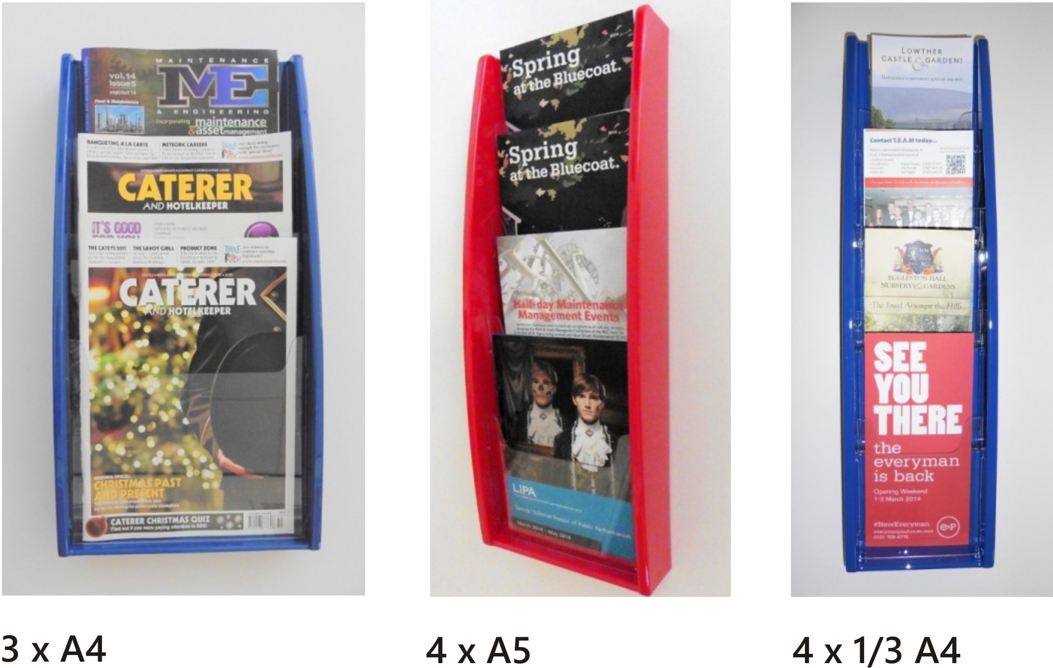 Multimax Single Tier Leaflet / Literature Holders